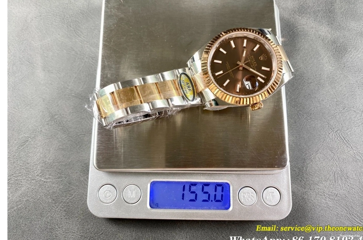 RG SS Heavy Datejust 41mm Brown Stk Version) 126331 Oys ARF SH3235(Tungsten 0203